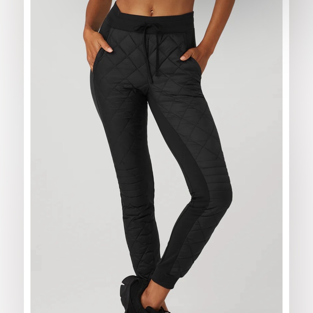 Alo Moto Puffer Pants - Size XS